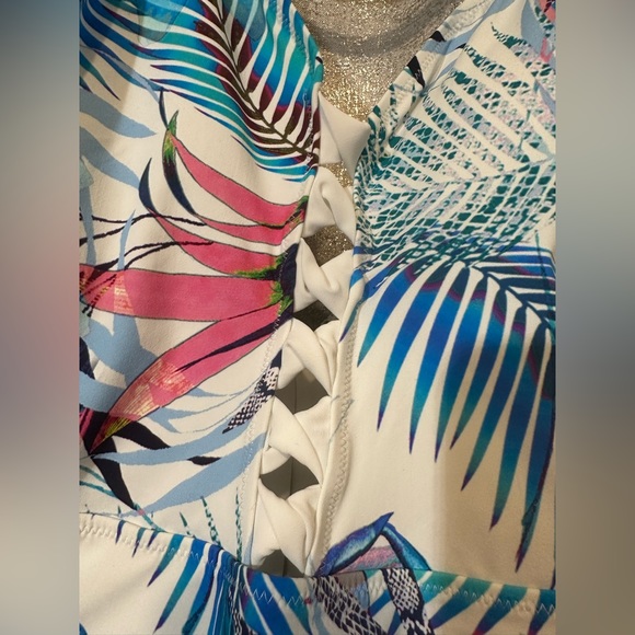 Profile By Gottex Turkiz One-Piece Swimsuit, Size 14 NWT - Picture 4 of 8